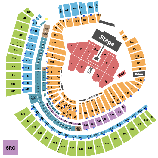 Great American Ball Park Green Day Seating Chart